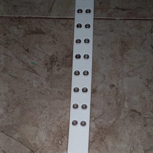 White Buckle Belt